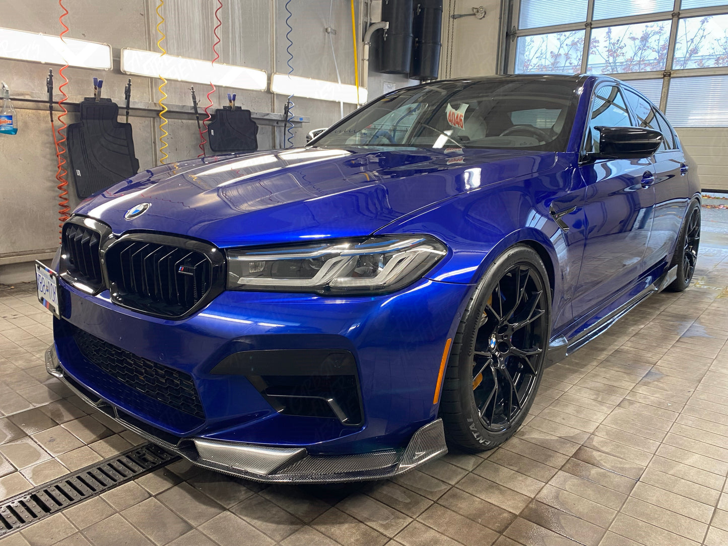 BMW F90 M5 M5C AE Style Carbon Fiber Front Lip