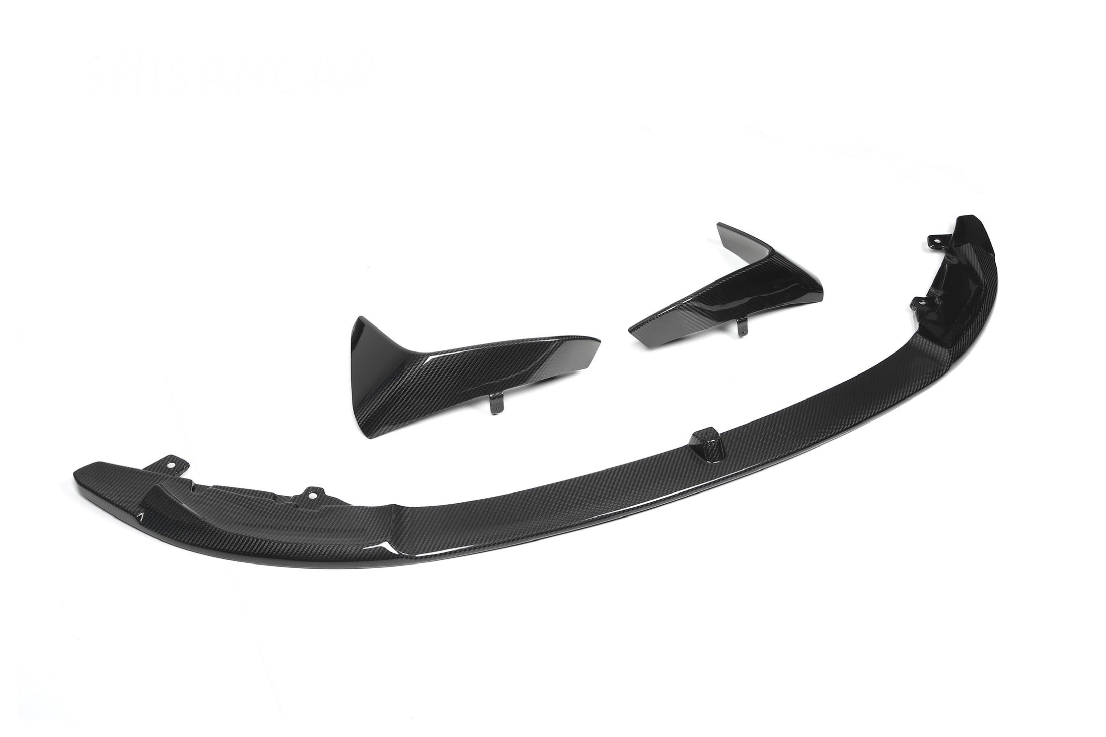 Lèvre avant style M Performance pour BMW F80 M3 F83/F82 M4 en fibre de carbone sèche 