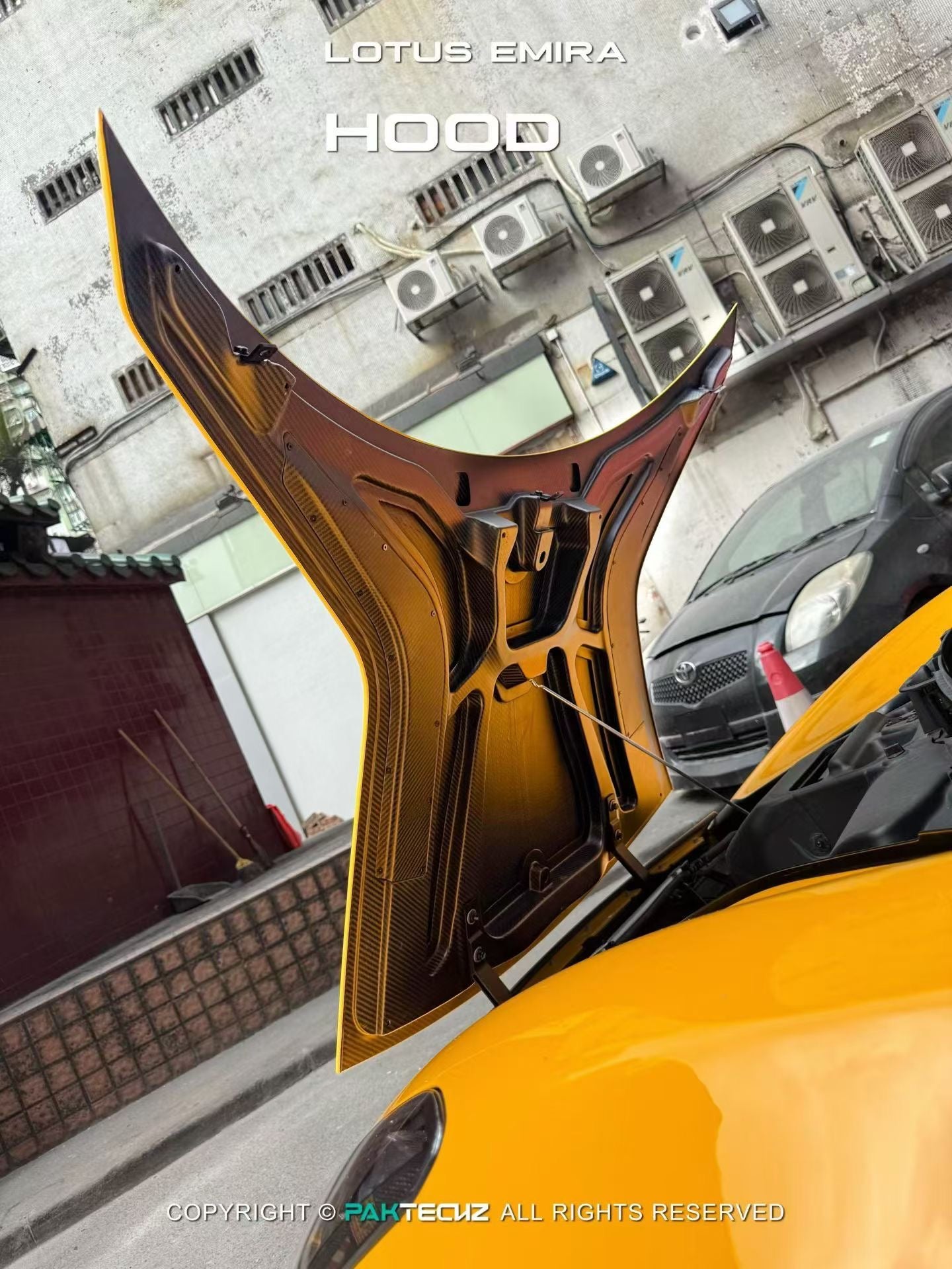 Lotus EMIRA Paktechz Design Carbon Fiber Hood 2022+
