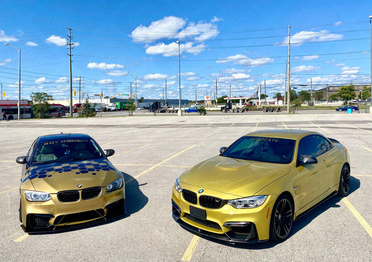 BMW F80 M3 F82/F83 M4 M Performance Style Dry Carbon Fiber Front Lip