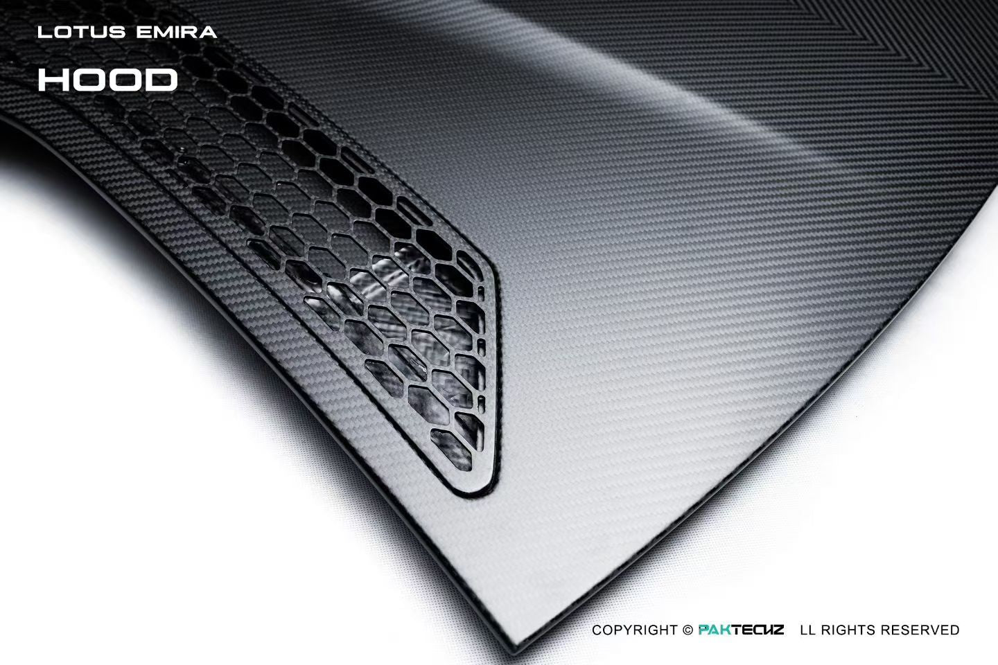 Lotus EMIRA Paktechz Design Carbon Fiber Hood 2022+