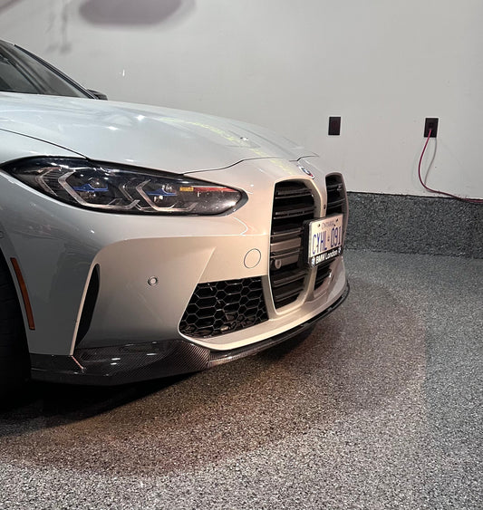 BMW M3 M4 Carbon Fiber MP Style Front Lip 2021-2026 G80 G81 G82 G83