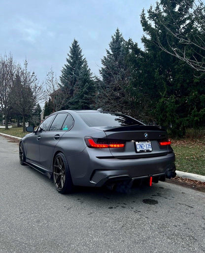 BMW 3 Series Carbon Fiber Side Skirts Wide Type G20/G21 LCI/Pre 19-25