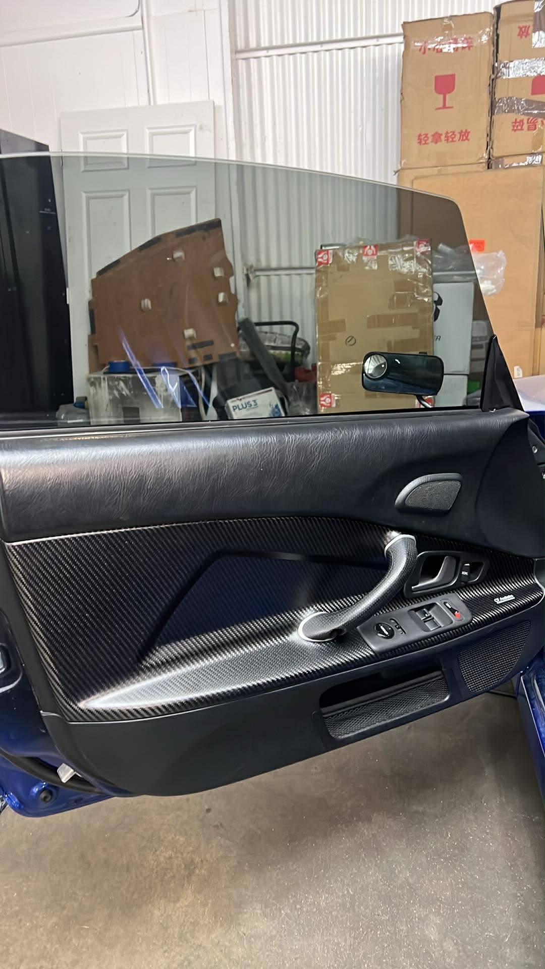 Honda S2000 Carbon Fiber Door Panels/Cards AP2 2004-09 OEM Replacement