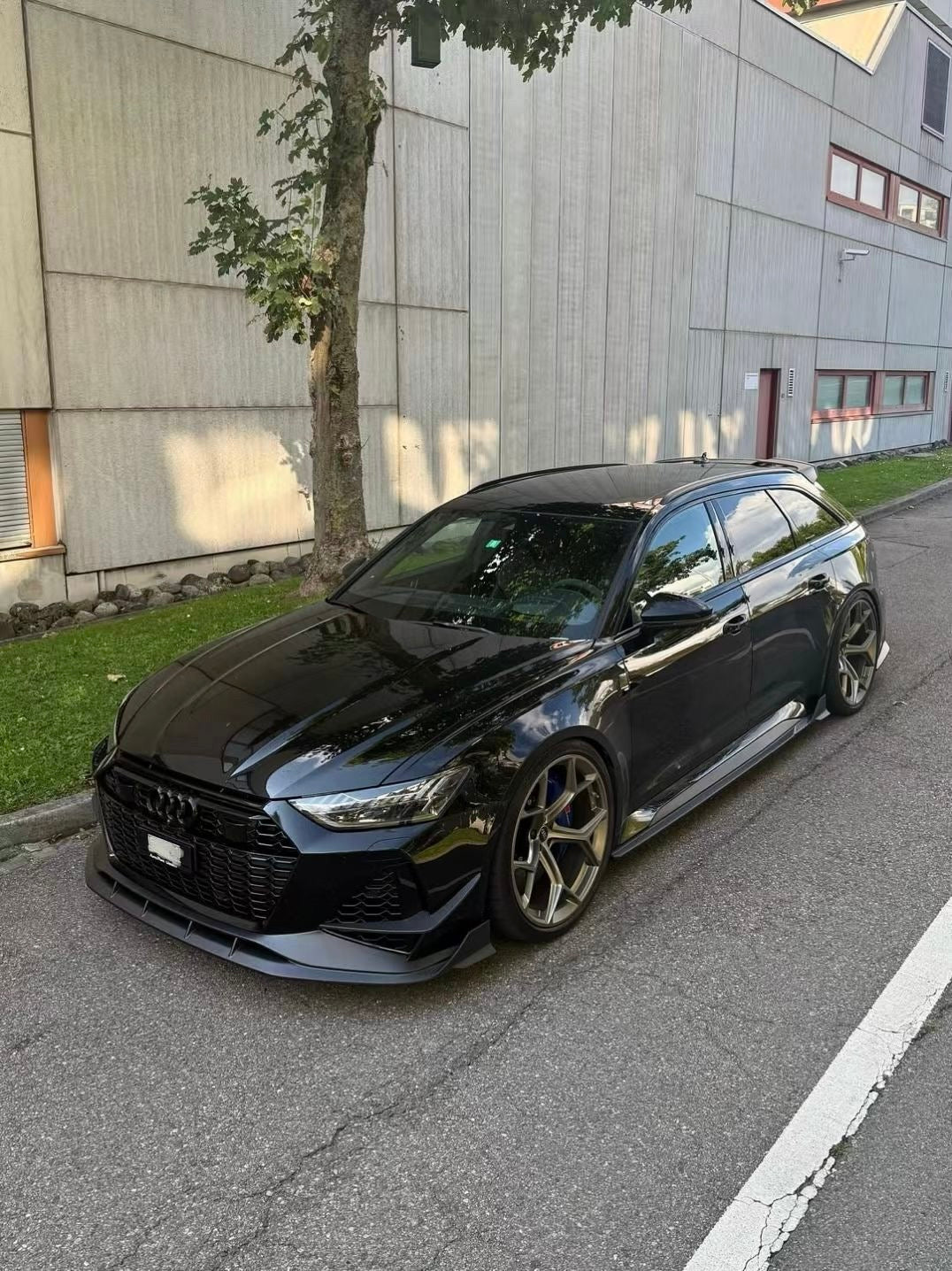 Audi RS6 RS7 C8 Paktechz Design Carbon Fiber Side Skirts 2019-2026