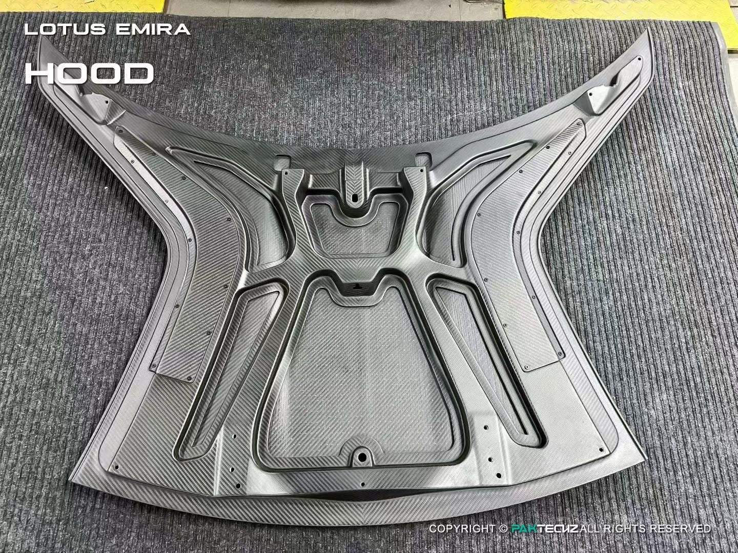 Lotus EMIRA Paktechz Design Carbon Fiber Hood 2022+