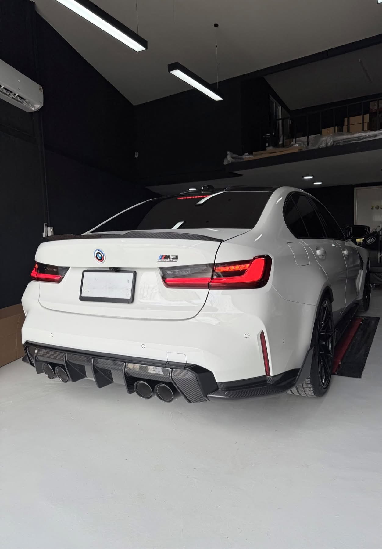 BMW M3 M4 Carbon Fiber MP Style Rear Diffuser 2021-26 G80 G81 G82 G83