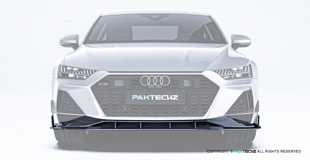 Audi RS6 RS7 C8 Paktechz Design Carbon Fiber Front Lip 2019-2026