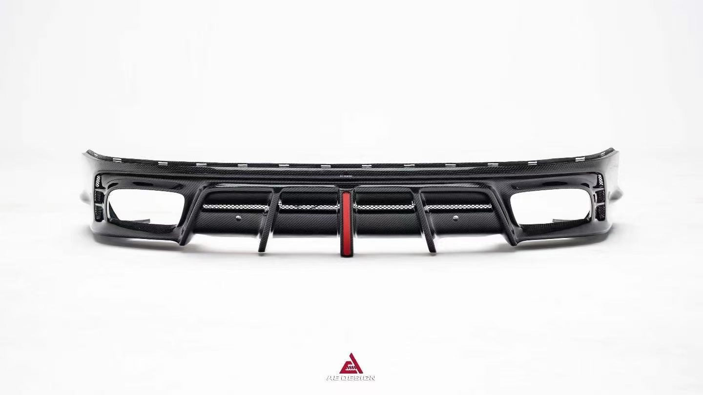 Porsche Panamera 976 Carbon Fiber Rear Diffuser AE Design 2024-2026