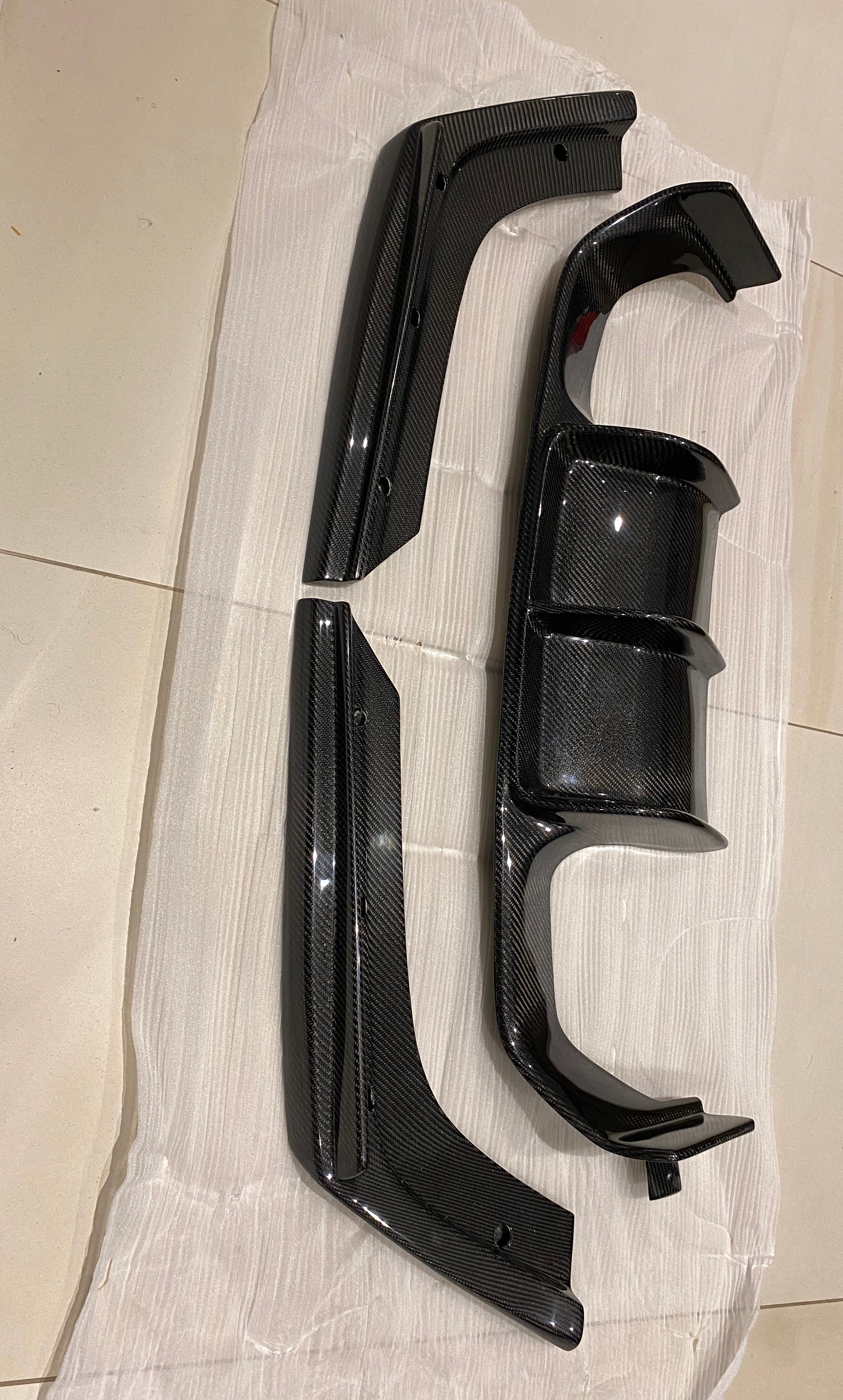 BMW M3 M4 Carbon Fiber Rear Diffuser F80 F82 F83 Vorsteiner Style