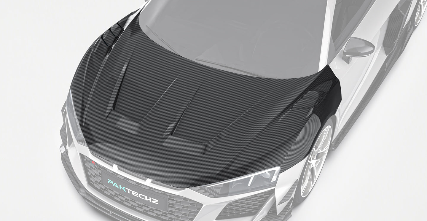 Audi R8 Paktechz Design Carbon Fiber Hood 2016-2024