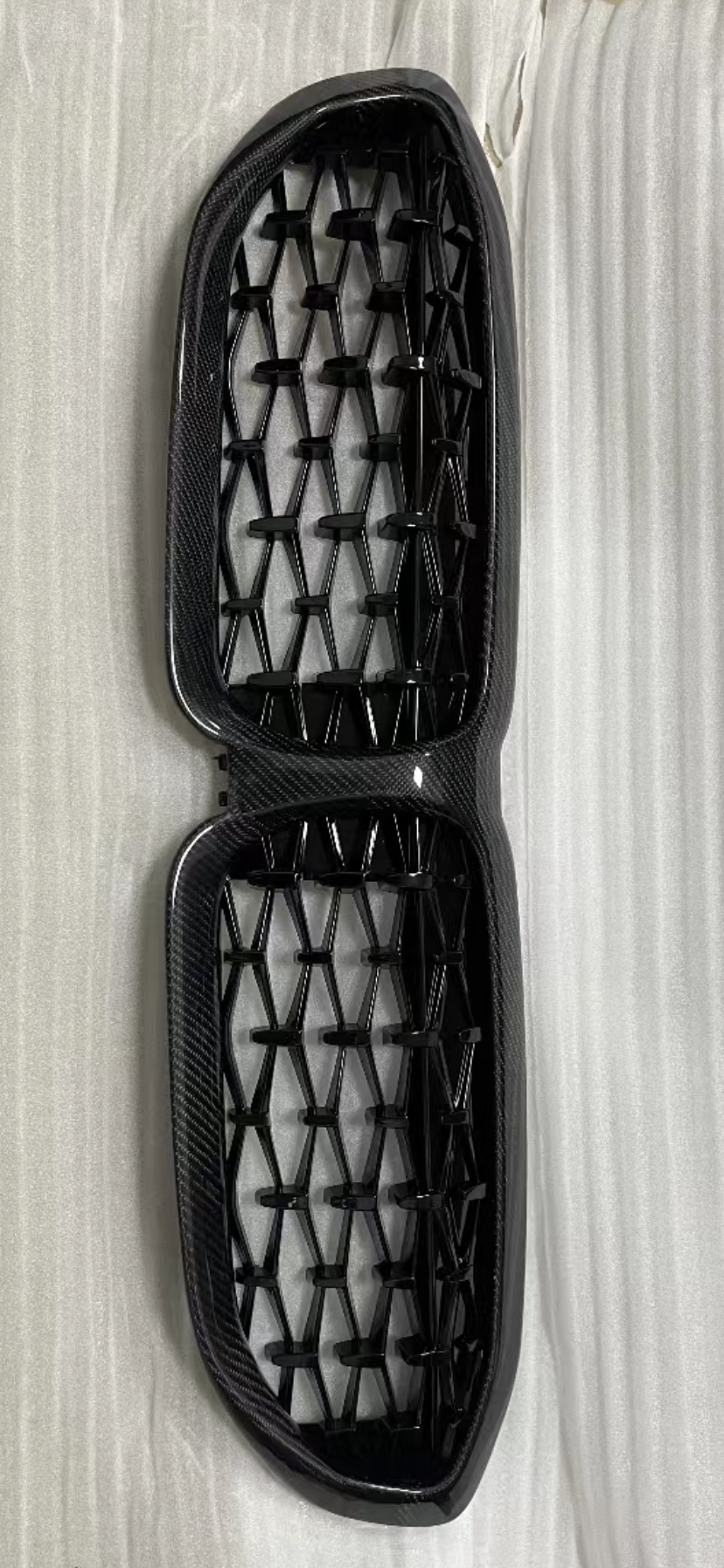BMW G20 G21 Carbon Fiber Grille Diamond Mesh 3 Series 19-22 Pre Lci