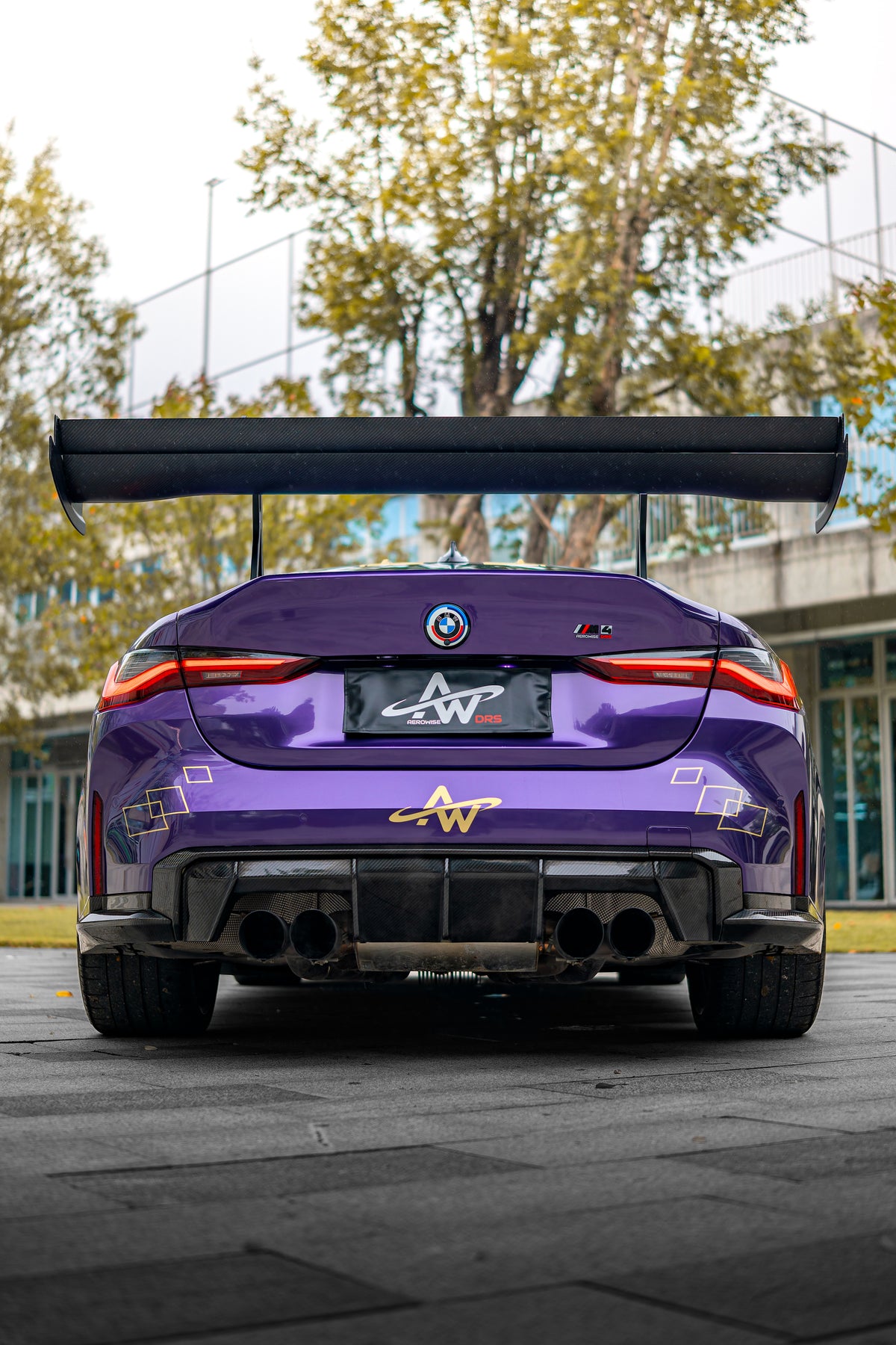 BMW G80 M3 G82 M4 Aerowise DRS Carbon Fiber Wing Spoiler