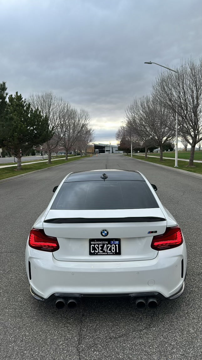 BMW F87 M2 M2C Carbon Fiber Rear Splitters/Canards 2016-2021
