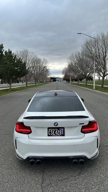 BMW F87 M2 M2C Carbon Fiber Rear Splitters/Canards 2016-2021