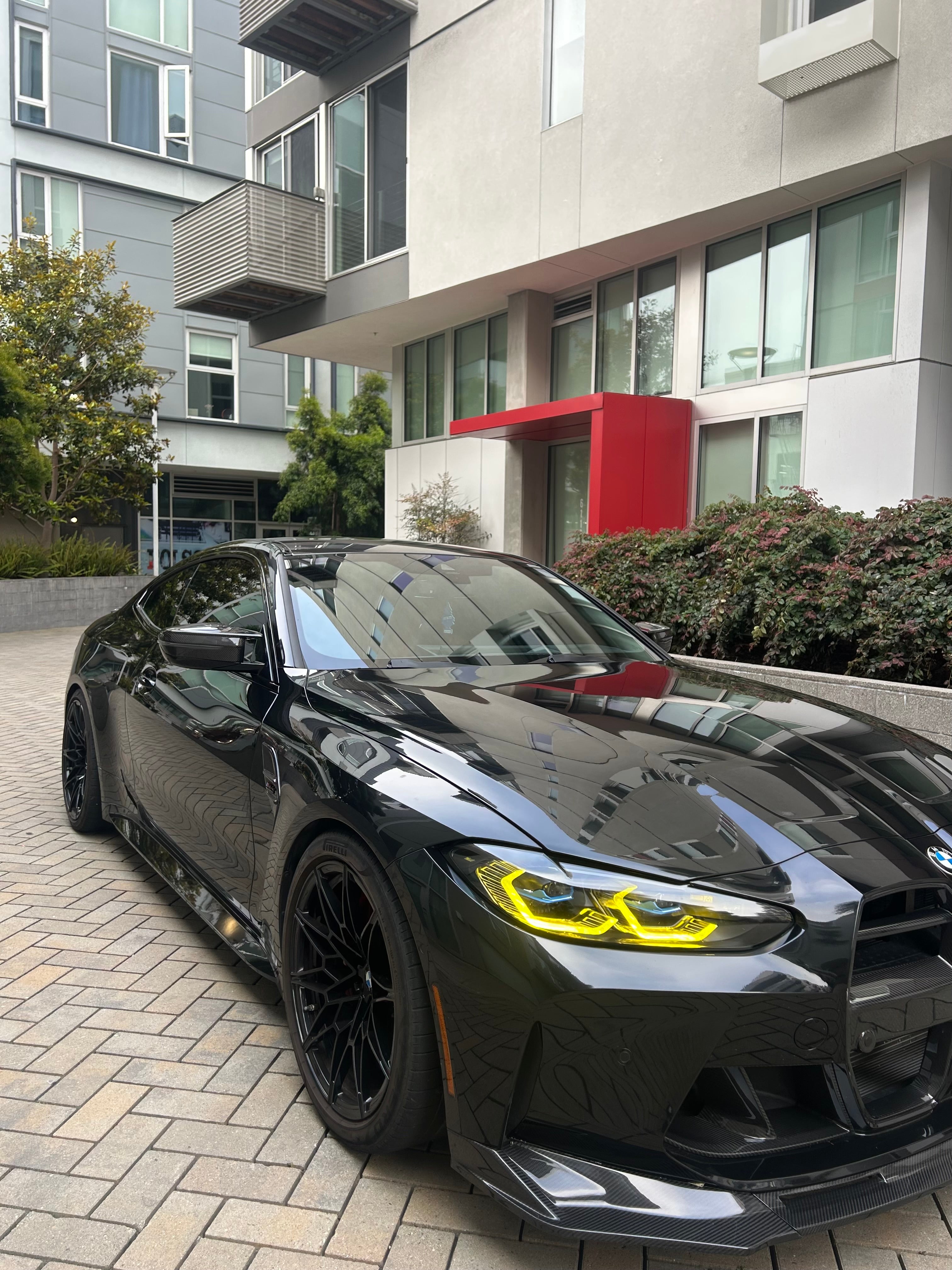 BMW M3 M4 2021-26 Carbon Fiber MP Style Mirror Caps G80 G81 G82 G83