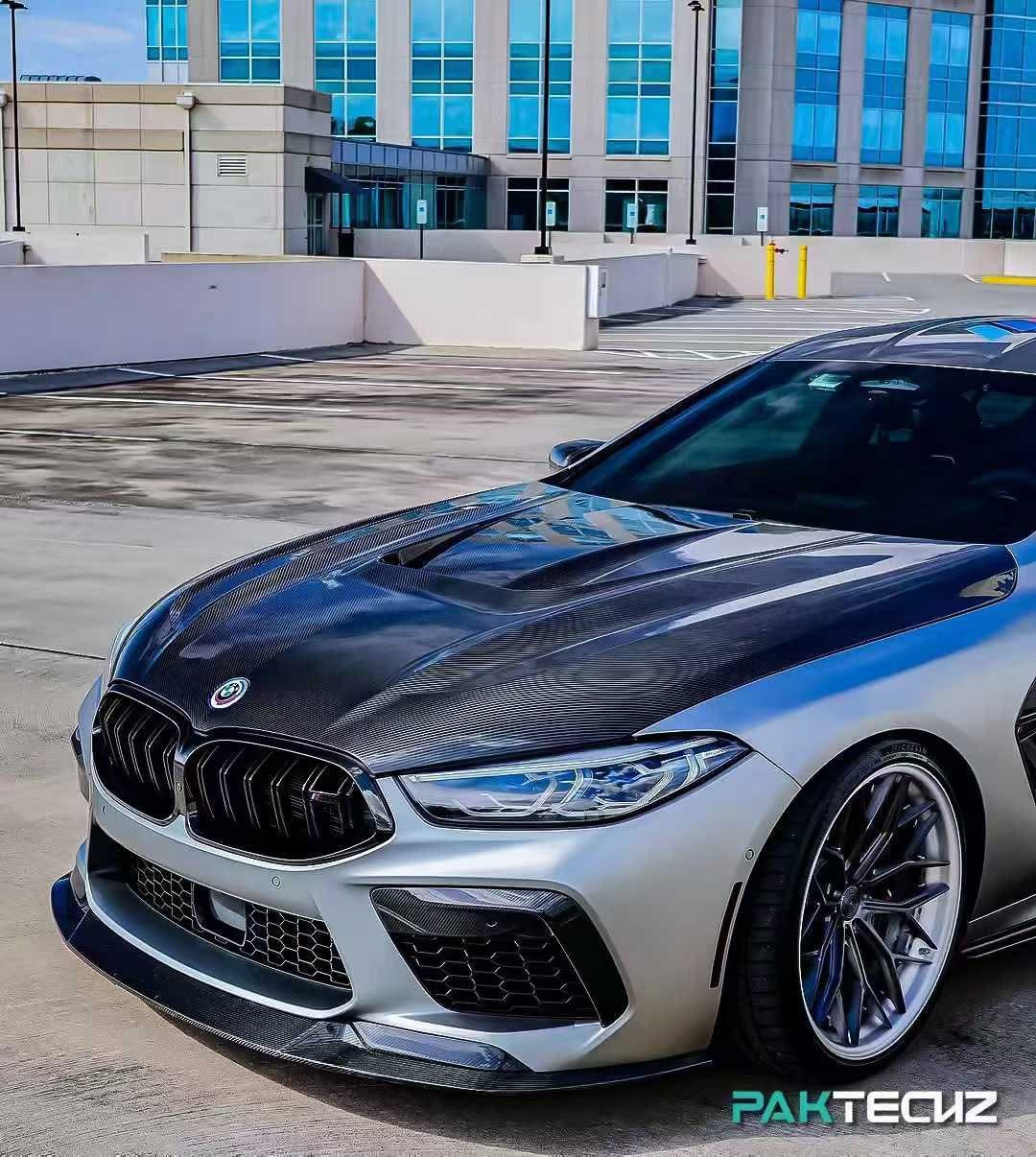 BMW 8 Series/M8 Dry Carbon Fiber Hood Paktechz Design G14/G15/G16/F91/F92/F93