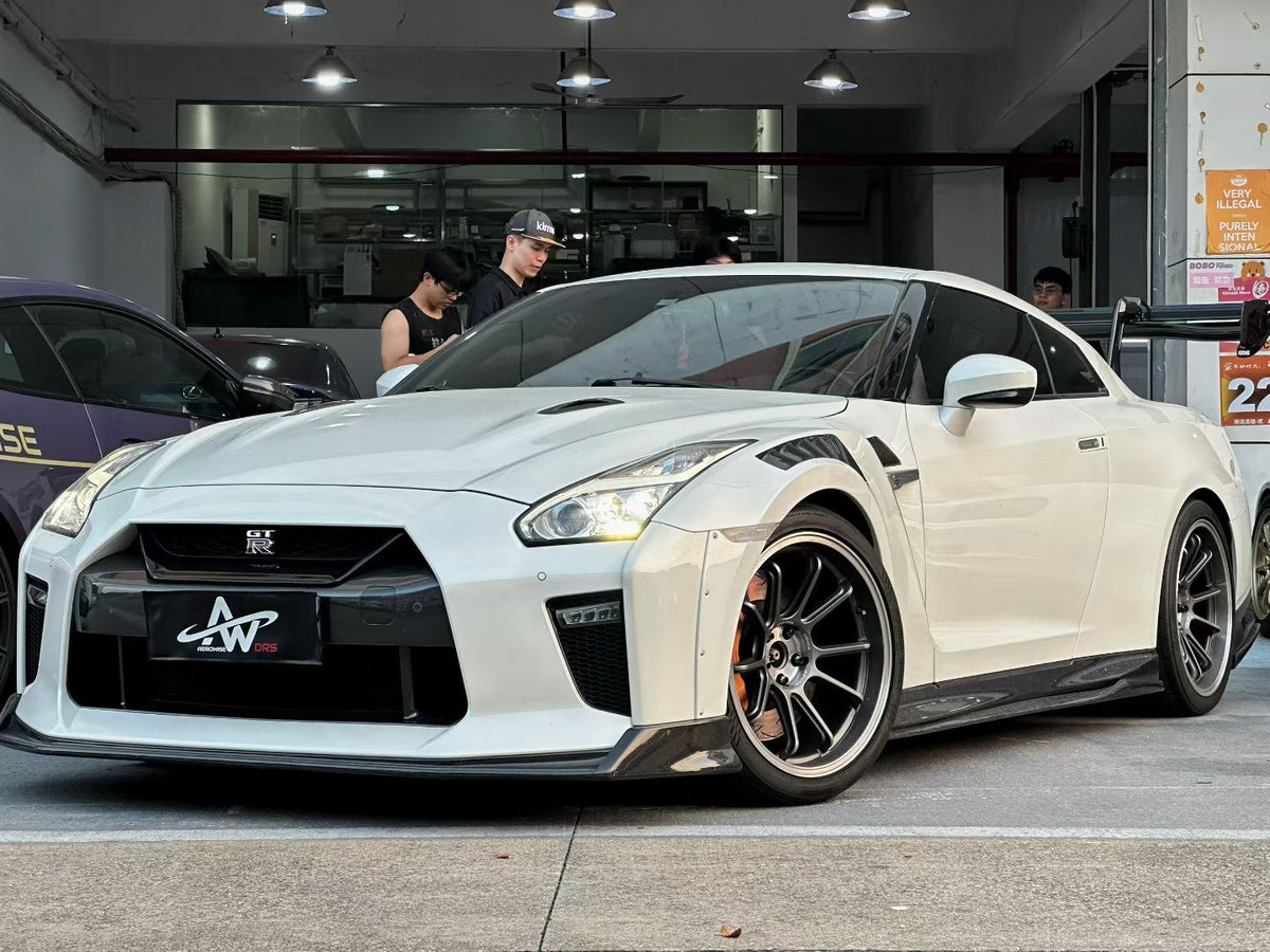 Nissan GTR R35 Aerowise DRS Carbon Fiber Wing Spoiler 2008-2025