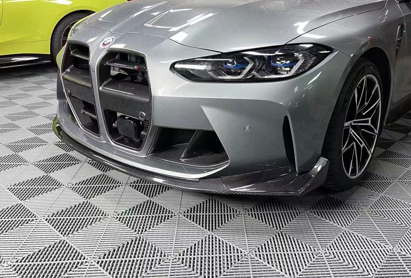 BMW M3 M4 Carbon Fiber CSL Style Front Lip 2021-2026 G80 G81 G82 G83