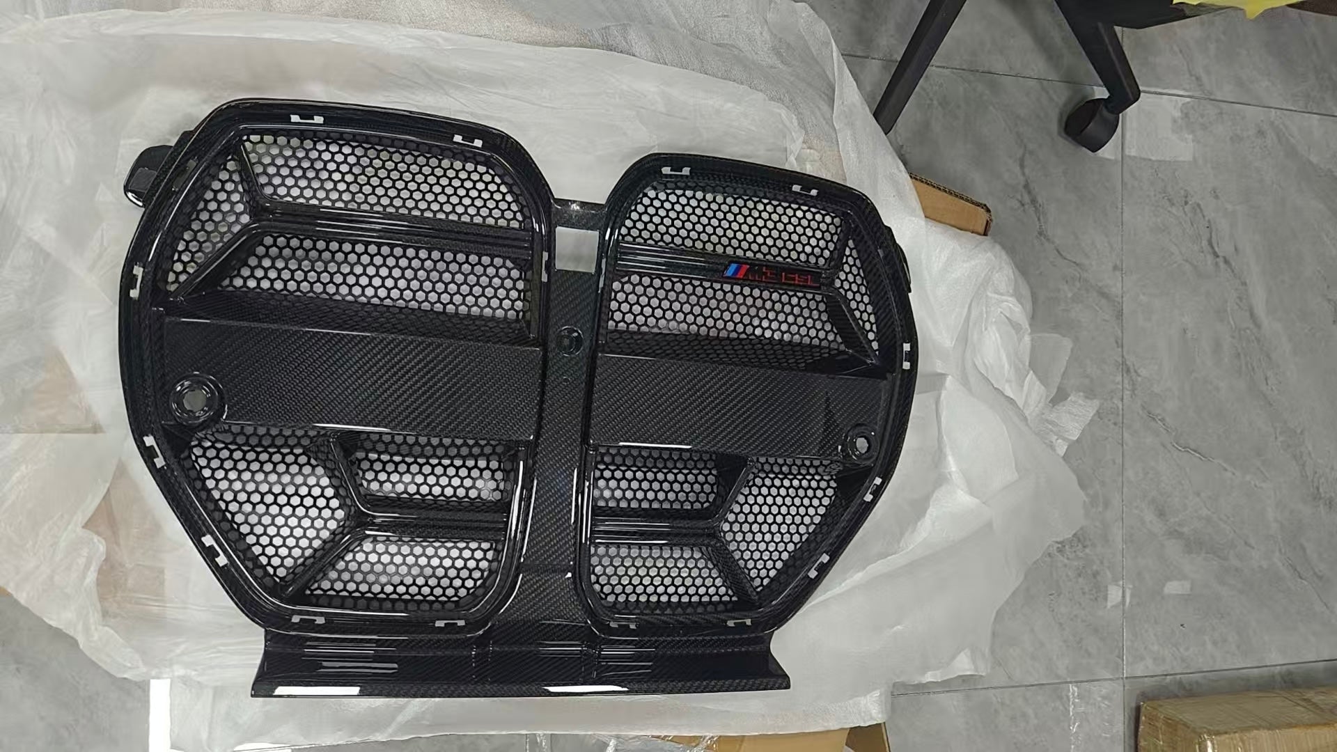 BMW M3 M4 Carbon Fiber CSL Style Front Grille 2021-26 G80 G81 G82 G83