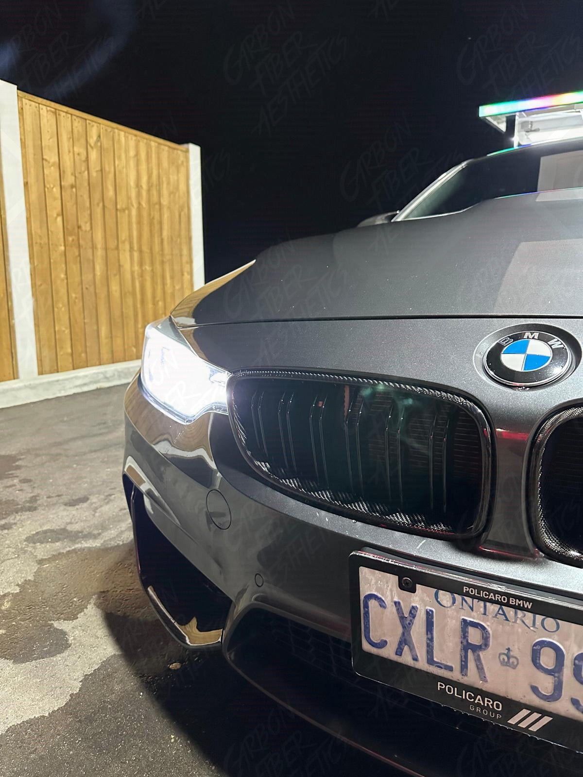 BMW F80 M3 F82 M4 F83 M4/4 Series Carbon Fiber Front Grilles 2014-2020