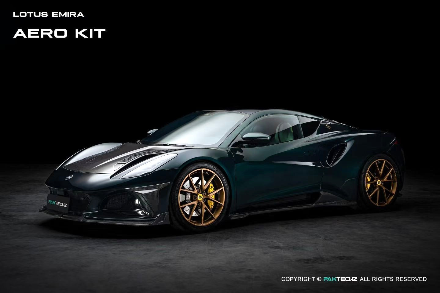Lotus EMIRA Paktechz Design Carbon Fiber Side Skirts 2022+