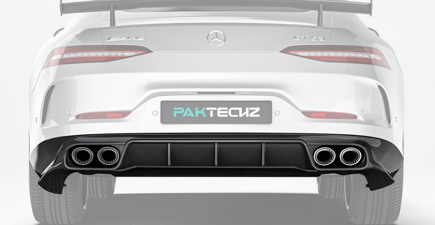 Mercedes Benz GT43/50/53 Carbon Fiber Rear Diffuser X290 Paktechz