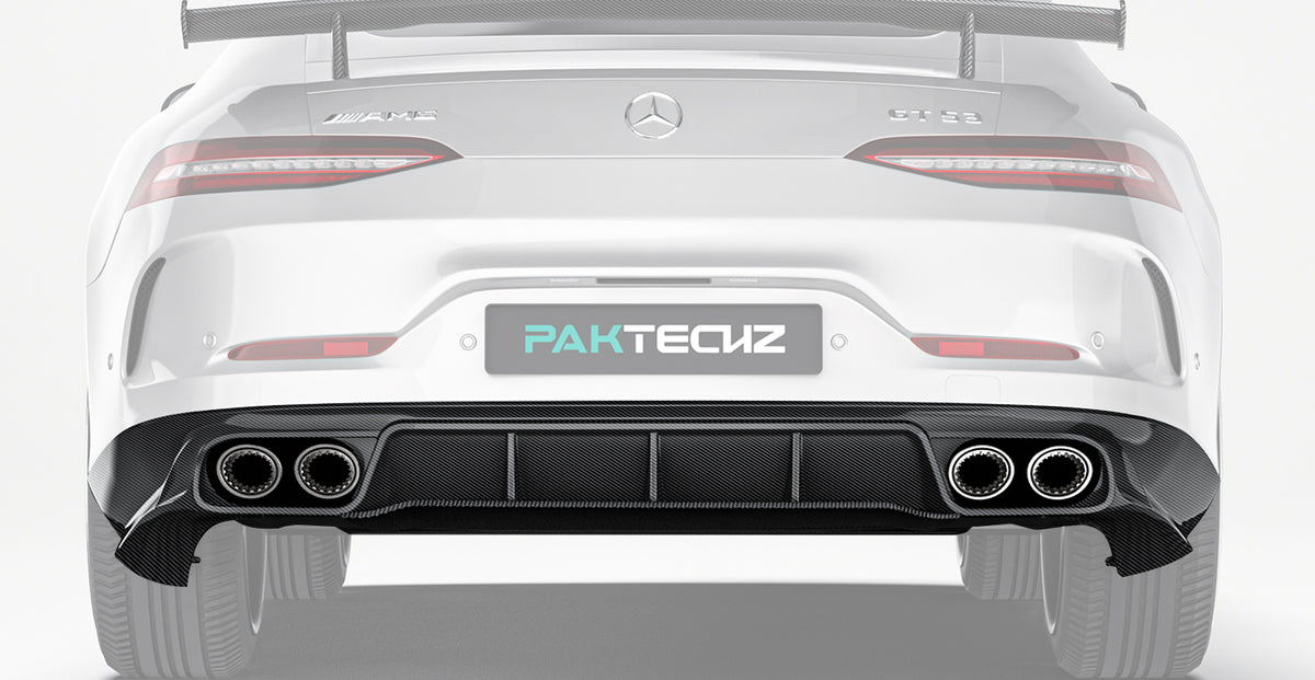 Mercedes Benz GT43/50/53 Carbon Fiber Rear Diffuser X290 Paktechz