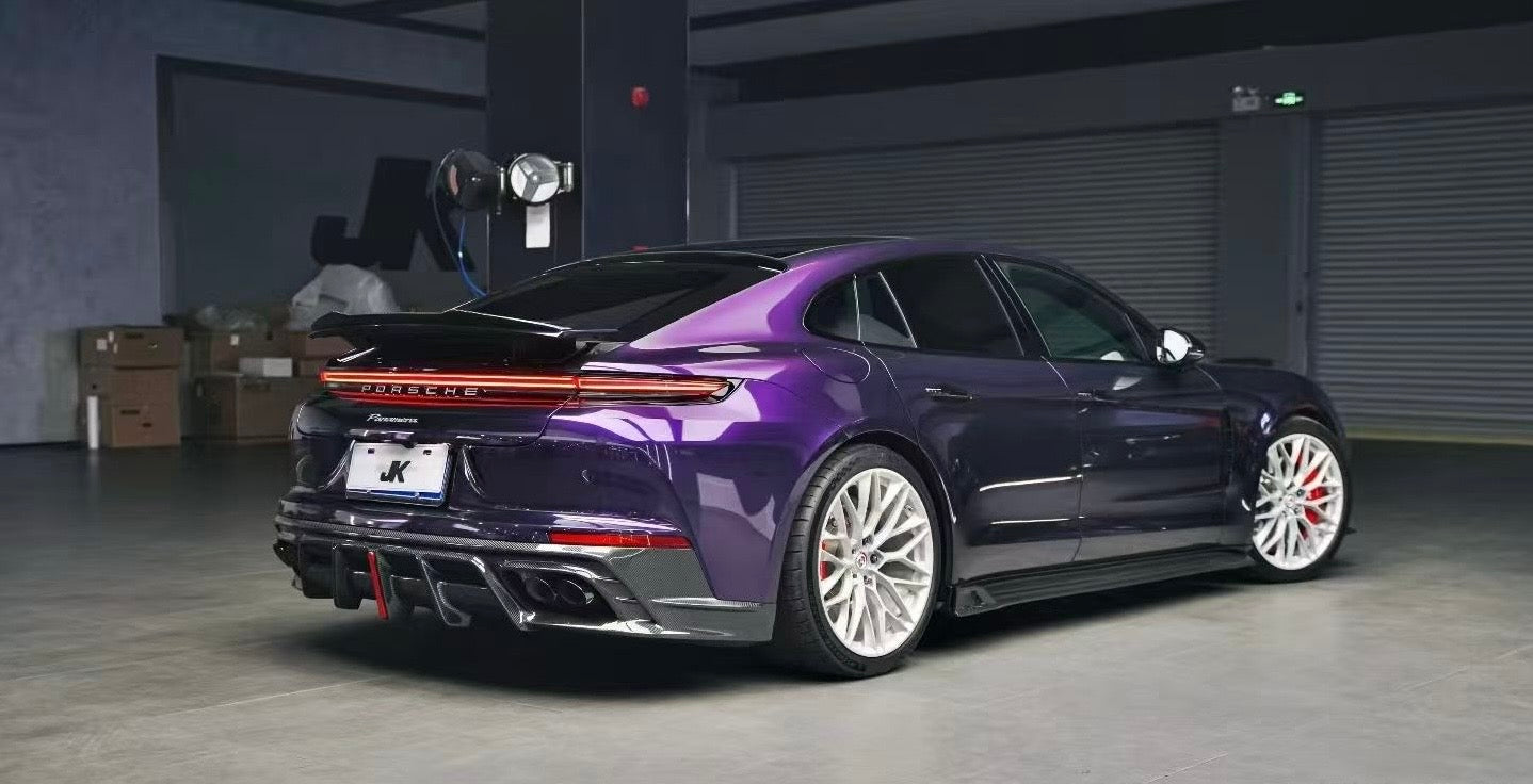Porsche Panamera 976 Carbon Fiber Side Skirts AE Design 2024-2026