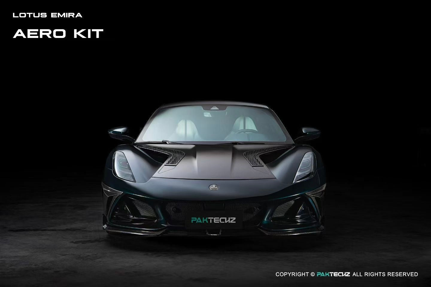 Lotus EMIRA Paktechz Design Carbon Fiber Front Lip 2022+