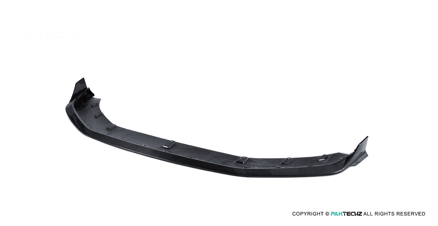 Porsche Panamera 971.2 Carbon Fiber Front Lip Paktechz Design 2021-23