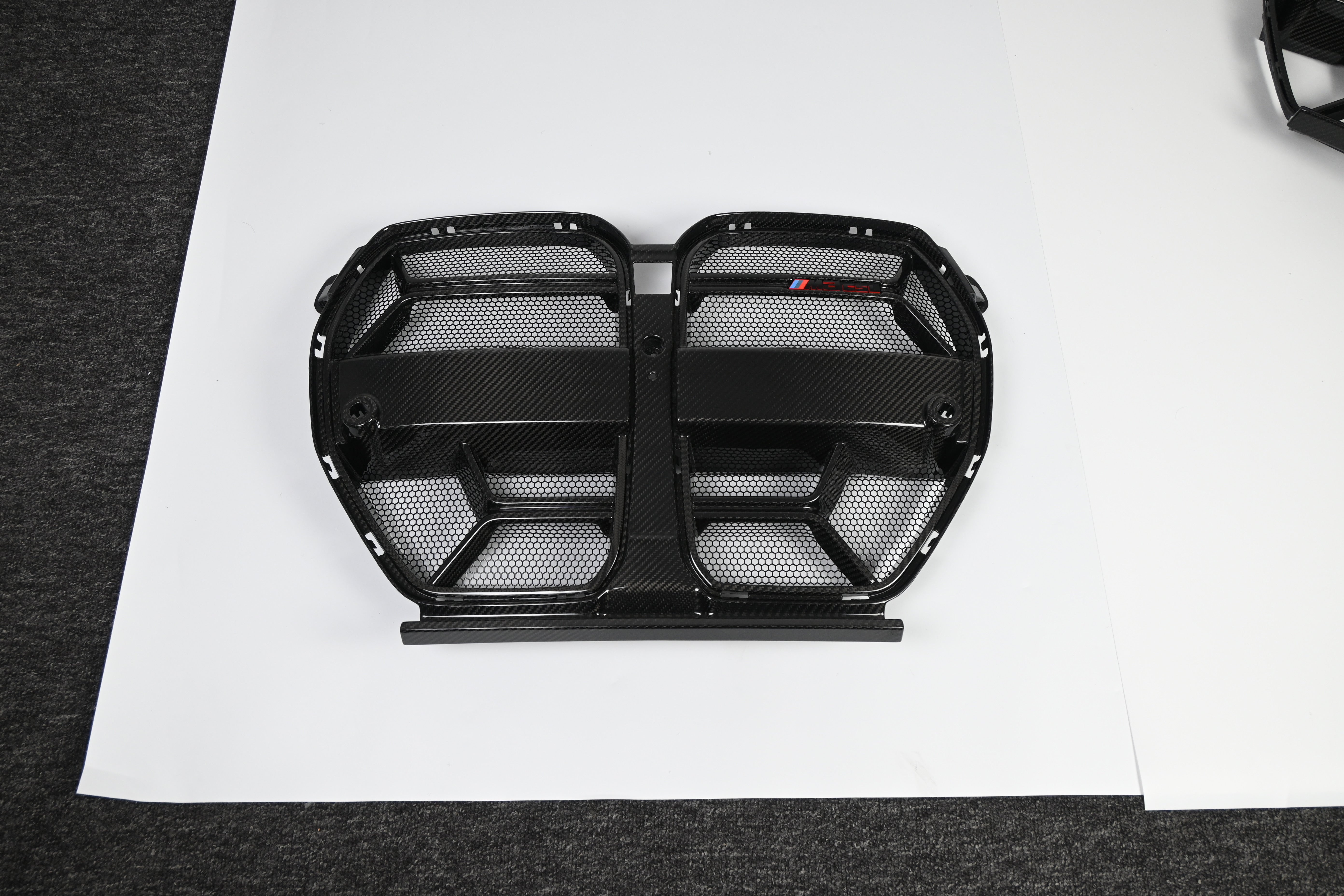 BMW M3 M4 Carbon Fiber CSL Style Front Grille 2021-26 G80 G81 G82 G83