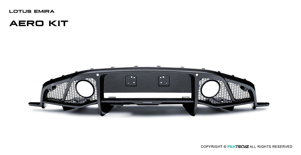 Lotus EMIRA Paktechz Design Carbon Fiber Rear Diffuser 2022+