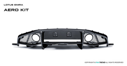 Lotus EMIRA Paktechz Design Carbon Fiber Rear Diffuser 2022+