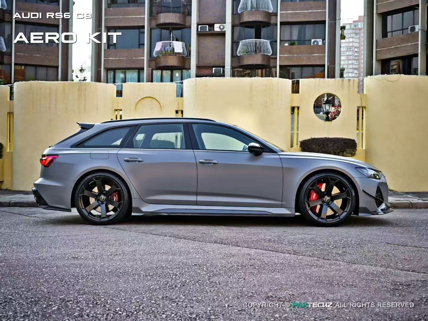 Audi RS6 C8 Paktechz Design Carbon Fiber Roof Spoiler/Wing 2019-2026
