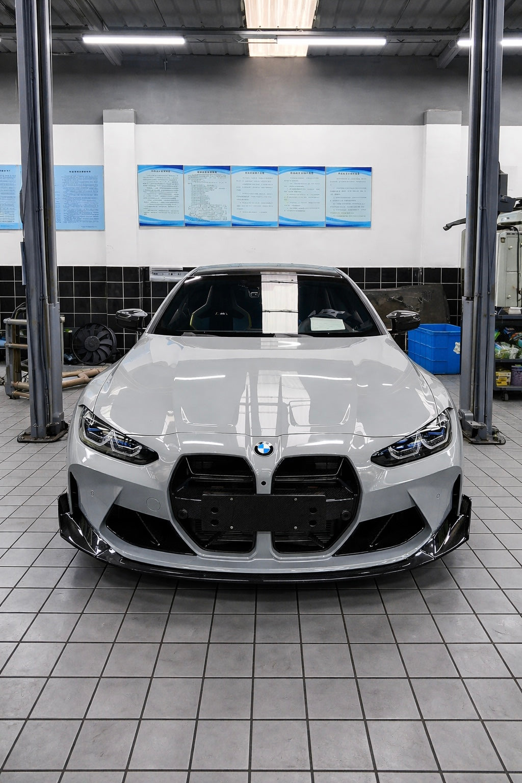 BMW M3 M4 Carbon Fiber CSL Style Front Lip 2021-2026 G80 G81 G82 G83