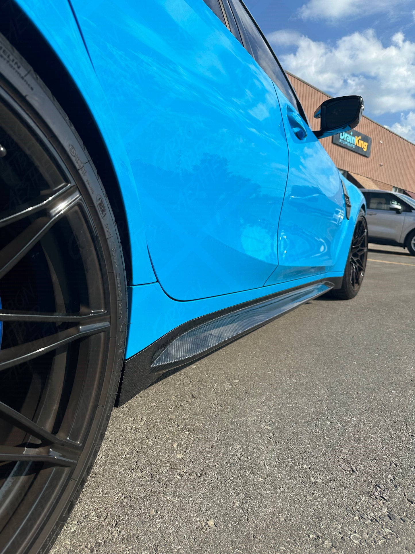 BMW G81/G80 M3 OEM Style Dry Carbon Fiber Side Skirts 2021+