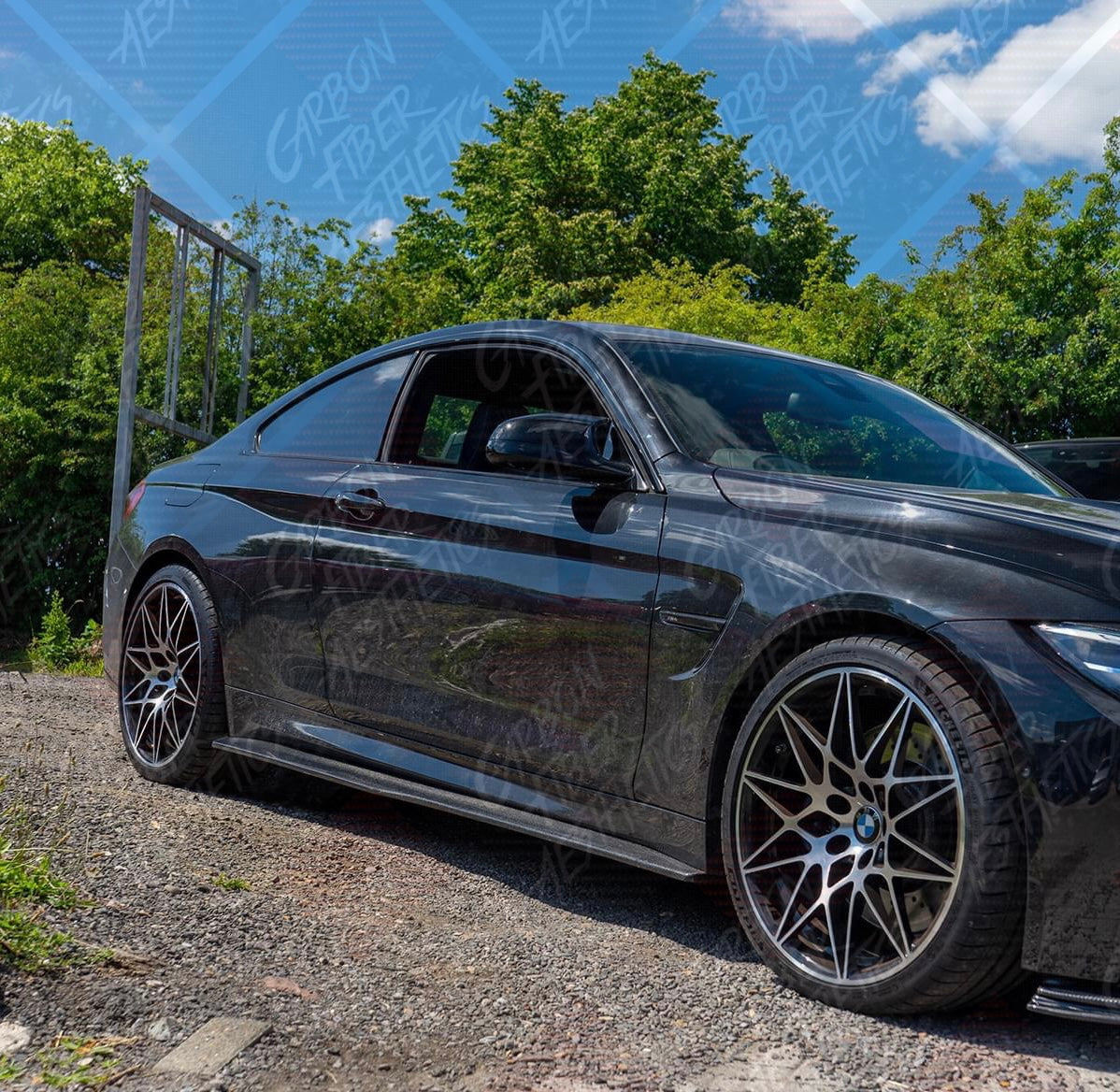 BMW F82 F83 M4 & F80 M3 PSM Style Carbon Fiber Side Skirts