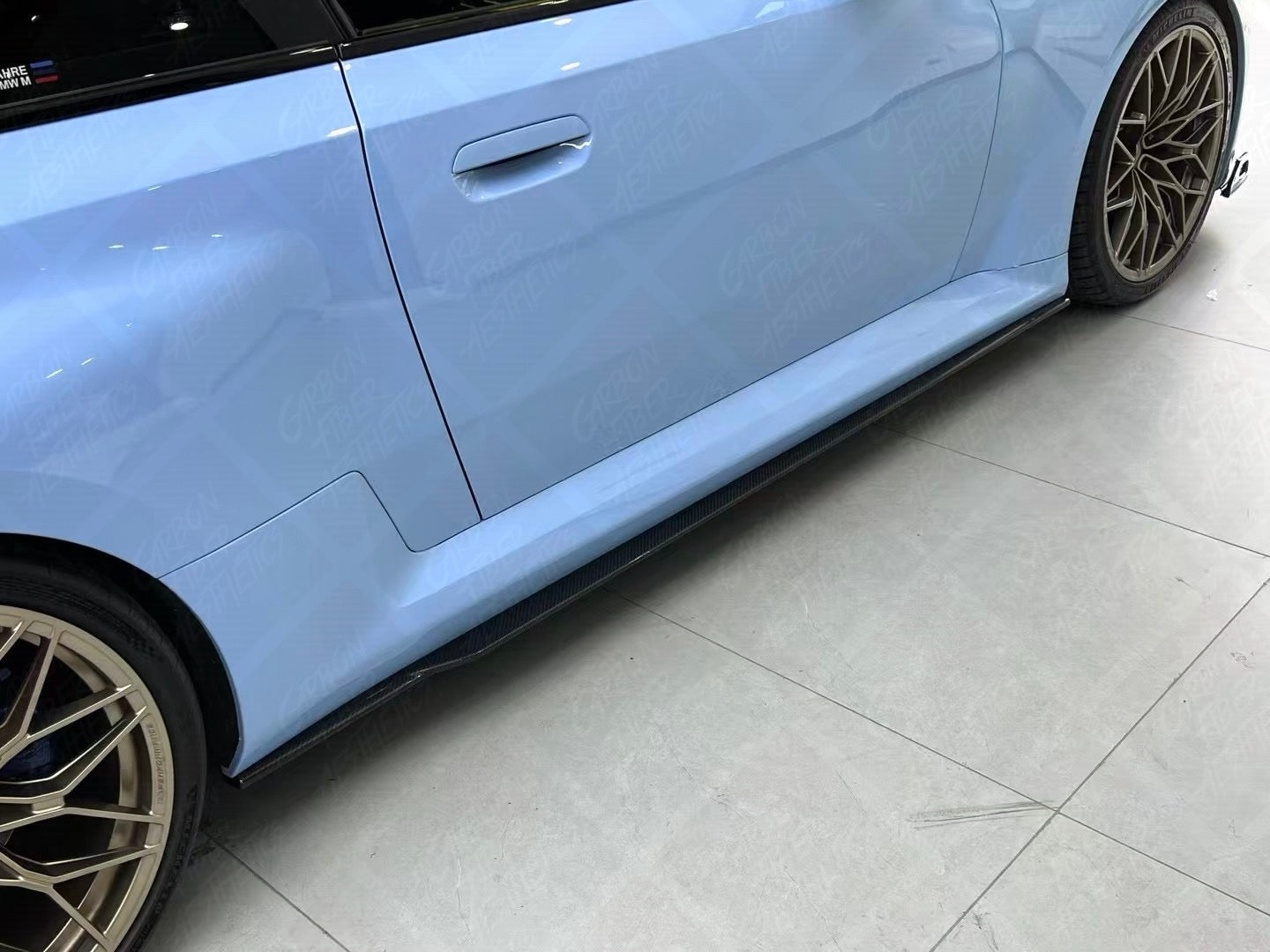 BMW G87 M2 2023+ MHC R44 Style Dry Carbon Fiber Side Skirts