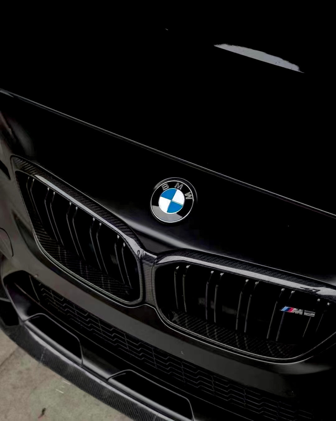 BMW F87 M2C Carbon Fiber Grille Frame 2019-2021 M2 Competition