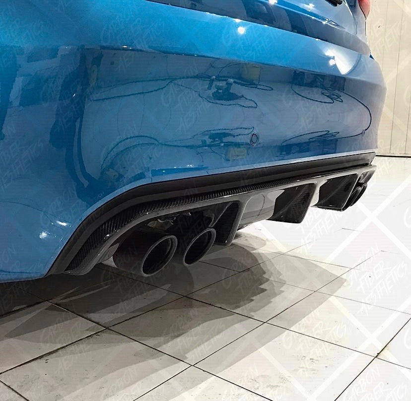 BMW F85 X5M F86 X6M Carbon Fiber Rear Diffuser RKP Style