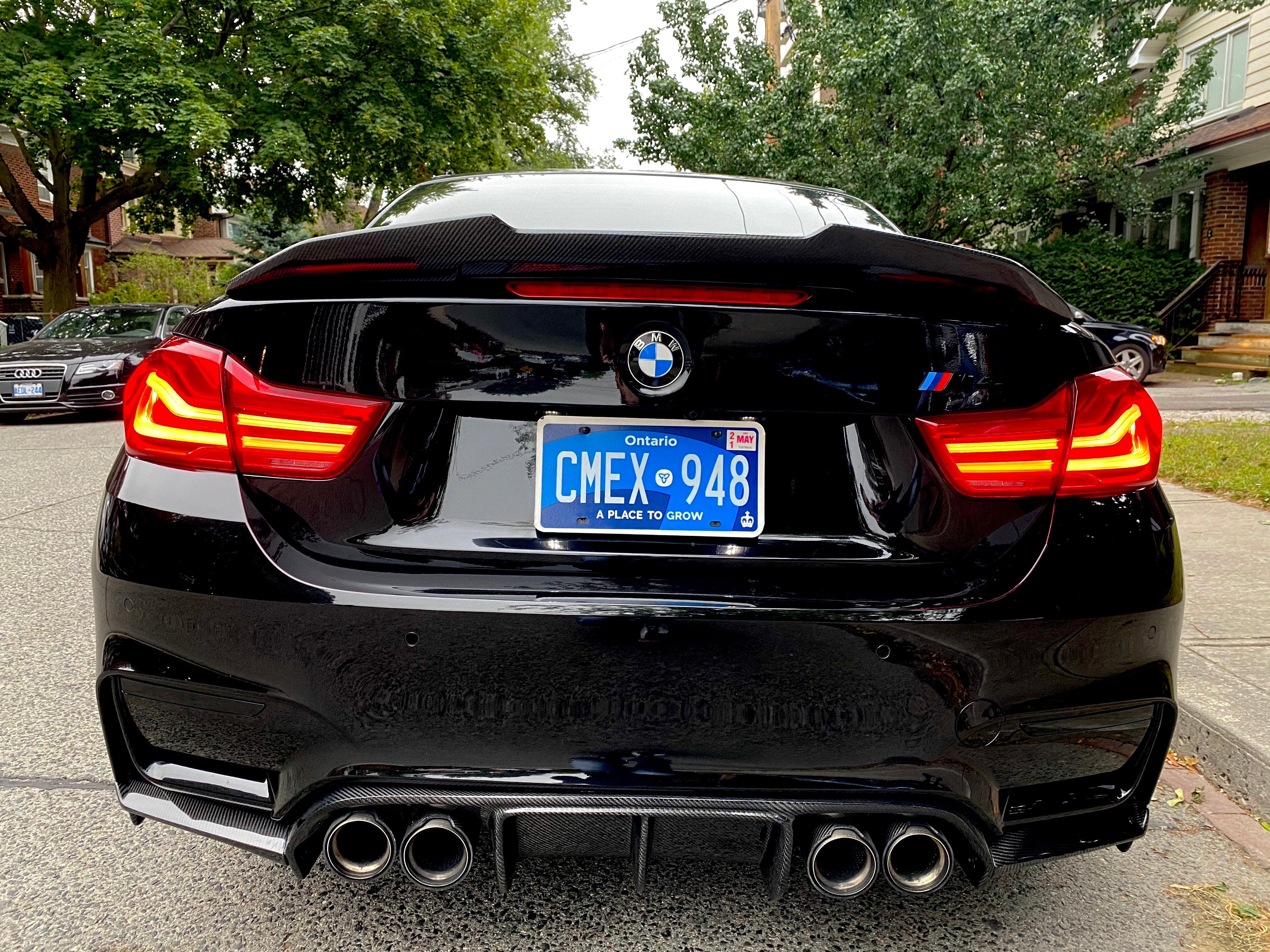 BMW M3 M4 Carbon Fiber Rear Diffuser F80 F82 F83 Vorsteiner Style