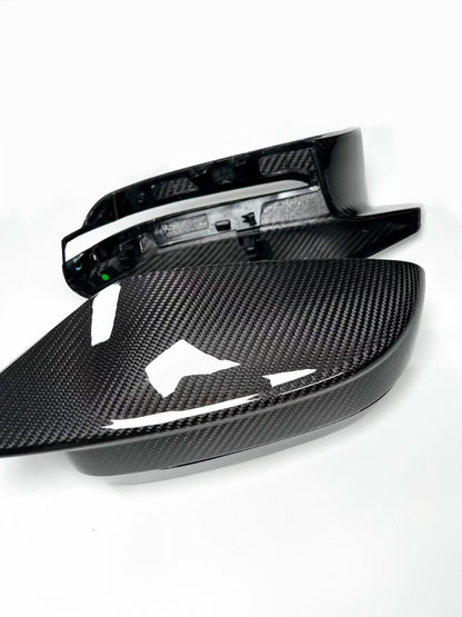 BMW M3 M4 Carbon Fiber Mirror Caps 2021-26 G80 G81 G82 G83