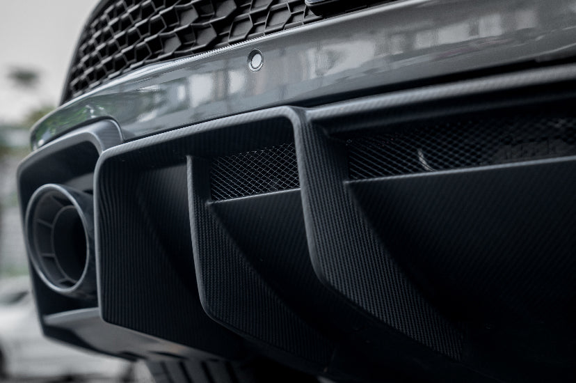 Audi R8 Paktechz Design Carbon Fiber Rear Diffuser 2019-2024