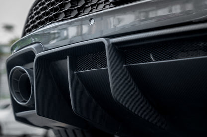 Diffuseur arrière en fibre de carbone Paktechz Design pour Audi R8 (2019-2023) 