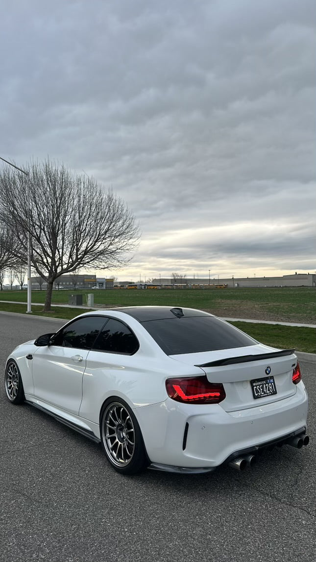 BMW F87 M2 M2C Carbon Fiber Rear Splitters/Canards 2016-2021
