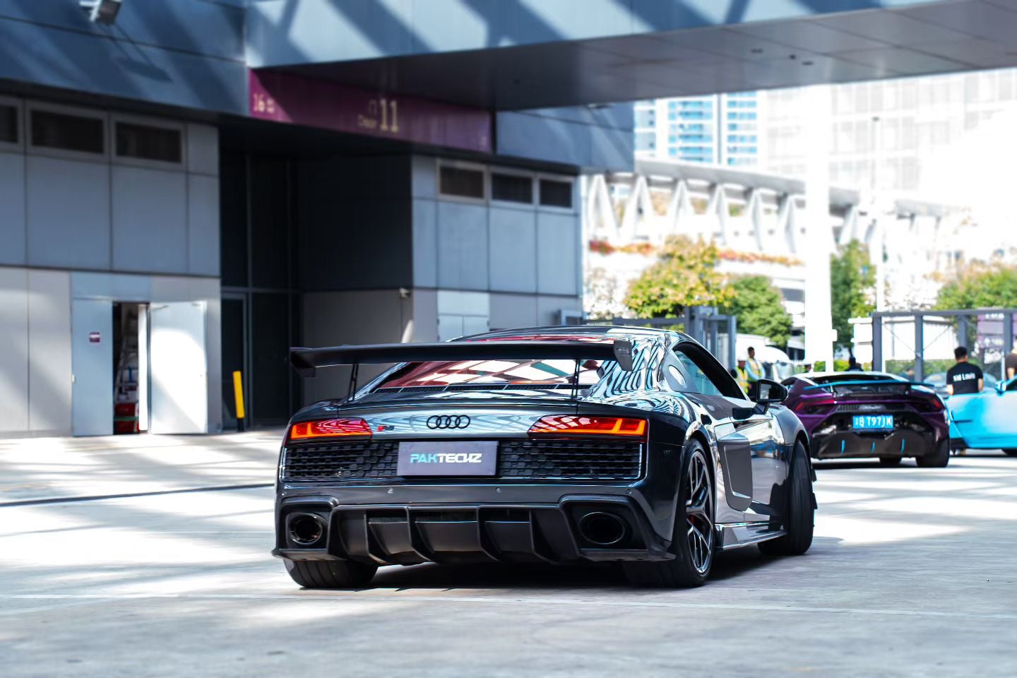 Audi R8 Paktechz Design Carbon Fiber Rear Diffuser 2019-2024