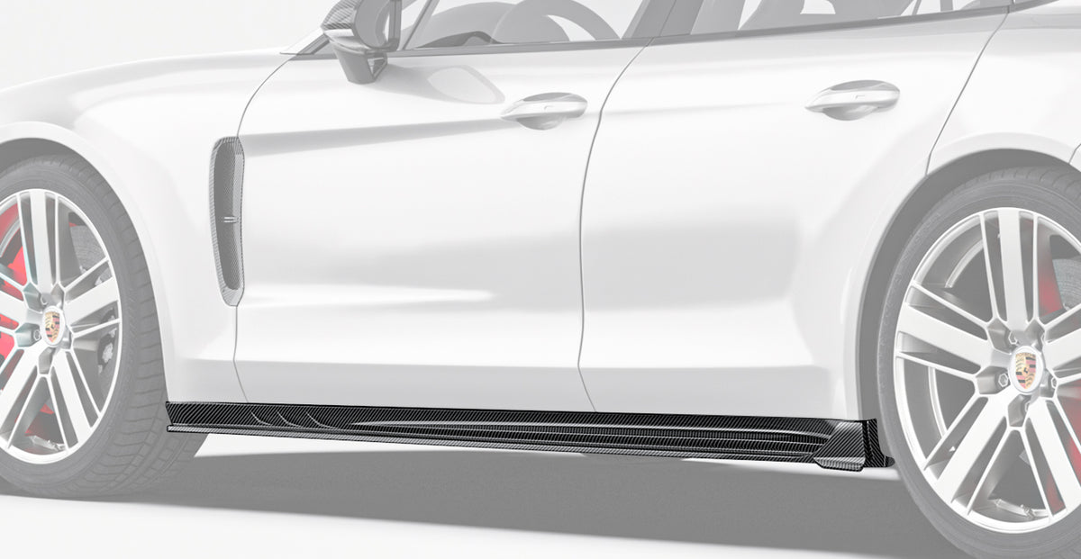 Bas de caisse en fibre de carbone Porsche Panamera 971 Paktechz Design 