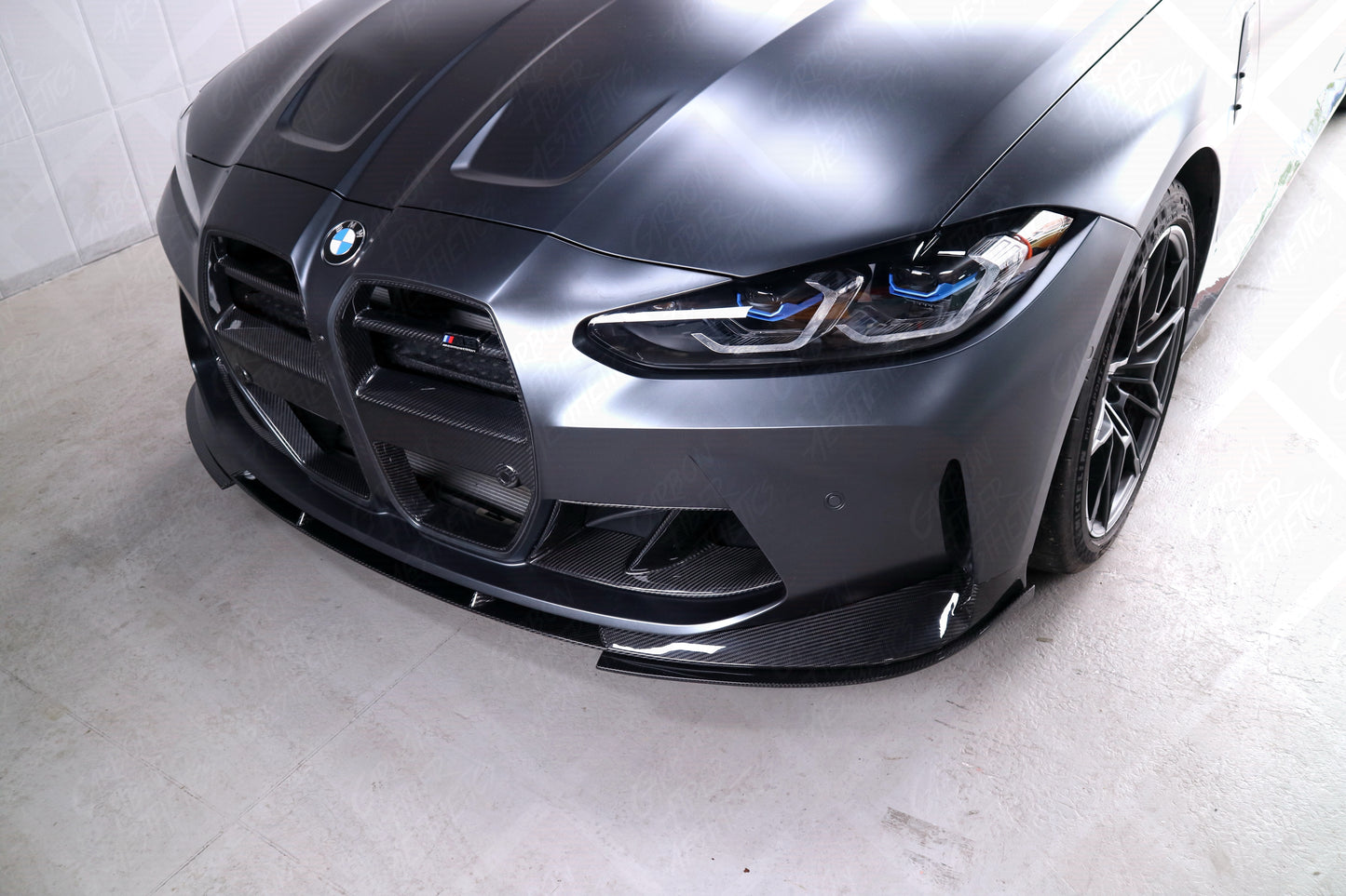 BMW G81/G80 M3 G83/G82 M4 Dry Carbon Fiber 3D Style Front Lip 2021+