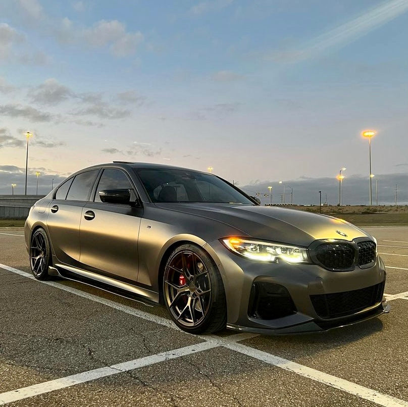 BMW 3 Series Carbon Fiber Side Skirts Wide Type G20/G21 LCI/Pre 19-25